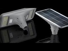 200W 3.2V แสงดวงอาทิตย์สวนกลางแจ้ง แสงดวงอาทิตย์ LED โบลาร์ด ไฟระยะไกล