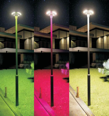 แปลงสี แสงอาทิตย์สวน RGB LED แสงแสงสวนพลังงานแสงอาทิตย์ 800w สําหรับสวน patio