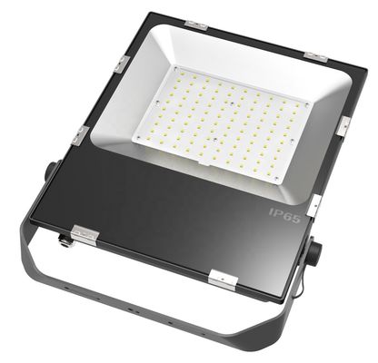 150w ไฟฉายกลางแจ้ง LED Ip65 ตาราง Flat Reflector Slim ไฟฉายกลางสวน LED