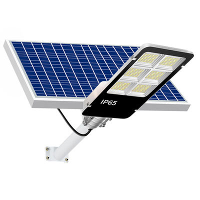 Ip65 ตัดอลูมิเนียม 100w โซลาร์ LED Street Light แบตเตอรี่ในตัว โซลาร์ Street Light