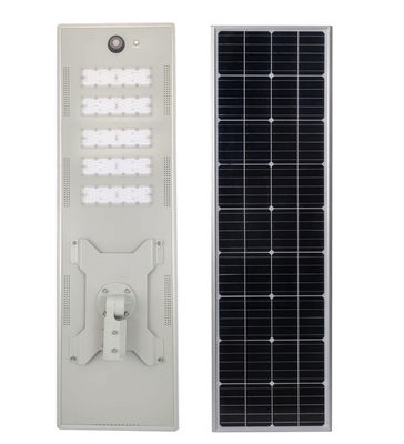 ความสูง 6-8M All In One โซลาร์สตรีท ไลท์ พร้อม Timing Dimming และ แบตเตอรี่ LifePO4 12.8V/42000mAH