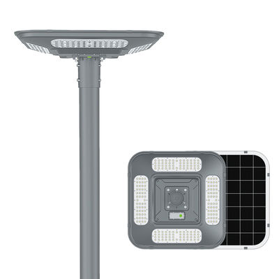 ประหยัดพลังงานแสงอาทิตย์ LED ผืนหญ้า โบลาร์ด ไฟโหลม ขนาด 578 * 578 * 156MM Lumen 3200LM