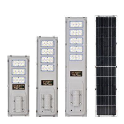 ไฟถนน LED พลังงานแสงอาทิตย์แบบ All-in-One 5050SMD พร้อมเซ็นเซอร์ตรวจจับความเคลื่อนไหว