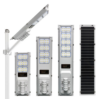 ไฟถนนพลังงานแสงอาทิตย์สมัยใหม่แบบ All-in-One LED IP65 แบตเตอรี่ลิเธียม 60AH สำหรับกลางแจ้ง