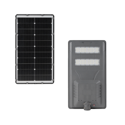 ไฟถนนพลังงานแสงอาทิตย์ LED แบบรวมทุกอย่างในหนึ่งเดียว พร้อมตัวเรือนอะลูมิเนียมที่ทนทานสำหรับการส่องสว่างกลางแจ้ง